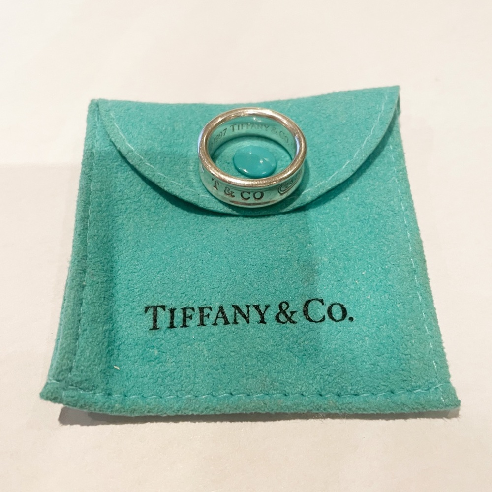 Authentic Tiffany & Co 1837 Ring Size 6.5